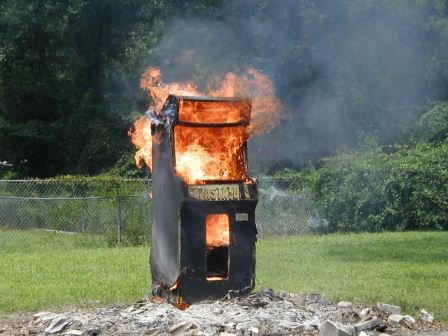 Arcade Machine I Have Burnt , Burn, Burn, Burn